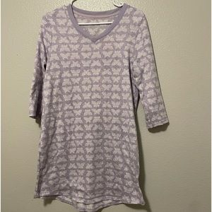Purple butterfly nightgown